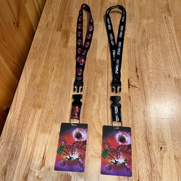 (2) NEW Astro World 2021 Merch Travis Scott Concert Ticket Lanyard / Keychain - Picture 2 of 6